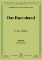 Das Rosenband,for Flute and Piano P.O.D cover